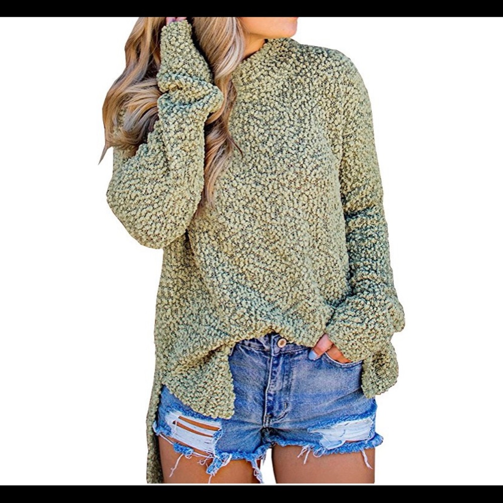 Fuzzy Knitted Sweater